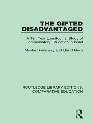 cover image of The Gifted Disadvantaged
